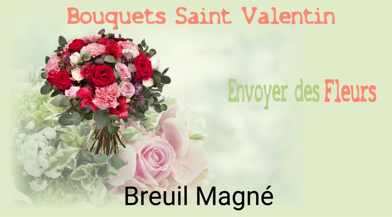 Roses de Saint-Valentin livrées à Breuil-Magné